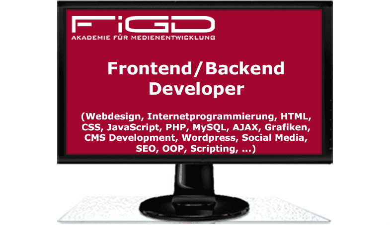 Frontend/Backend Developer (Webdesign, Internetprogrammierung, HTML,CSS, JavaScript, PHP, MySQL, AJAX, Grafiken, CMS Development, WordPress, Social Media,SEO, OOP, Scripting, ...)