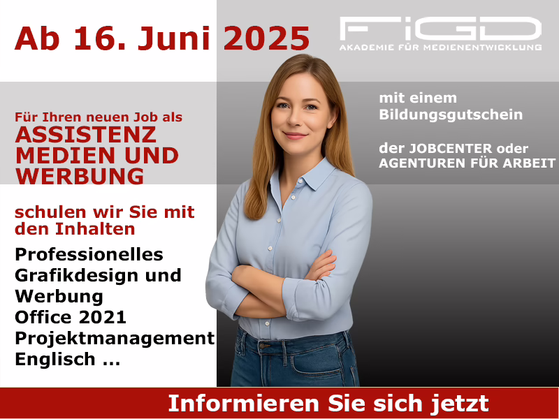 Weiterbildung Assistenz Medien und Werbung – Start 16. Juni 2025