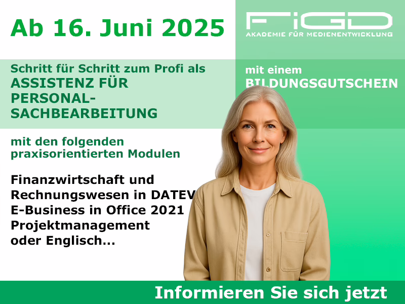 Assistenz Personalsachbearbeitung 1 Weiterbildung Personalsachbearbeitung – Start 16. Juni 2025