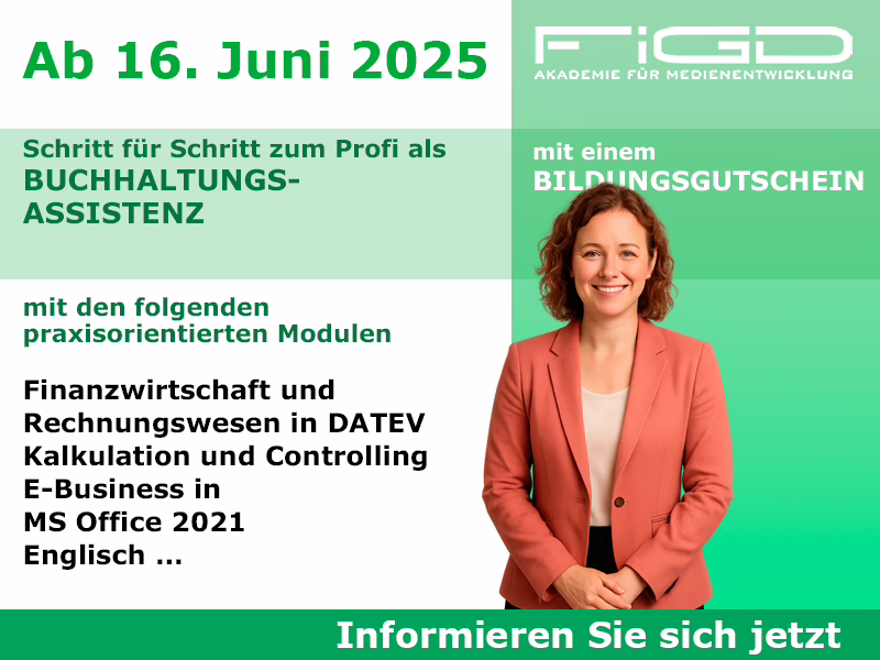 Buchhaltungsassistenz 1 Weiterbildung Buchhaltungsassistenz – Start 16. Juni 2025