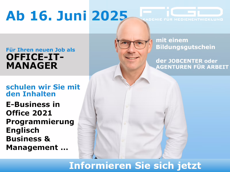 Office-IT-Manager 1 Weiterbildung Office-IT-Manager – Start 16. Juni 2025