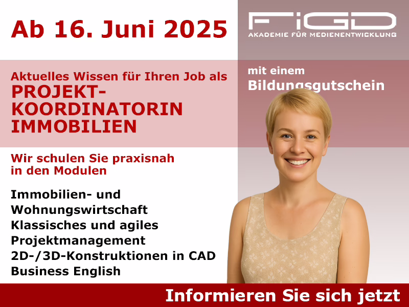 Projektkoordination Immobilien – Weiterbildung mit Bildungsgutschein