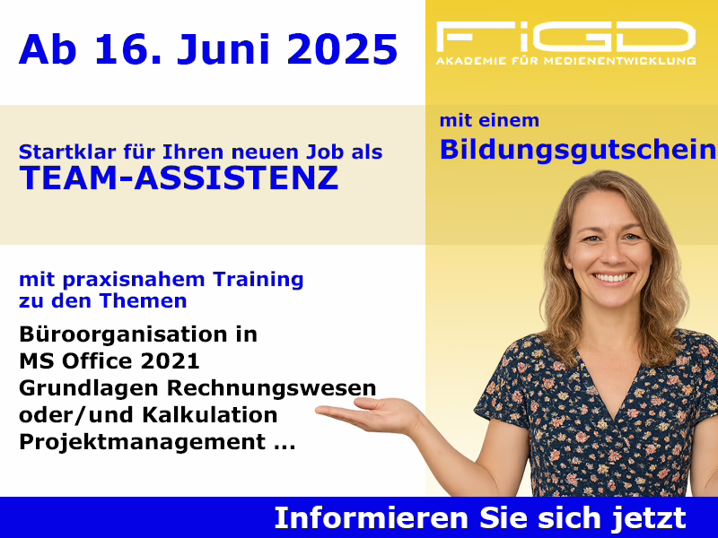 Teamassistenz 1 Weiterbildung Teamassistenz – Start 16. Juni 2025