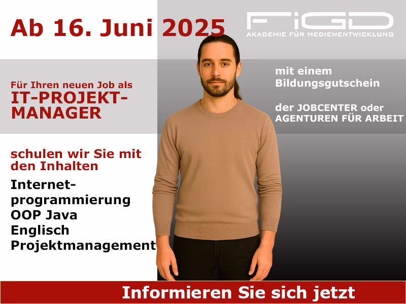 IT-Projektmanager 1 Weiterbildung IT-Projektmanager – Start 16. Juni 2025