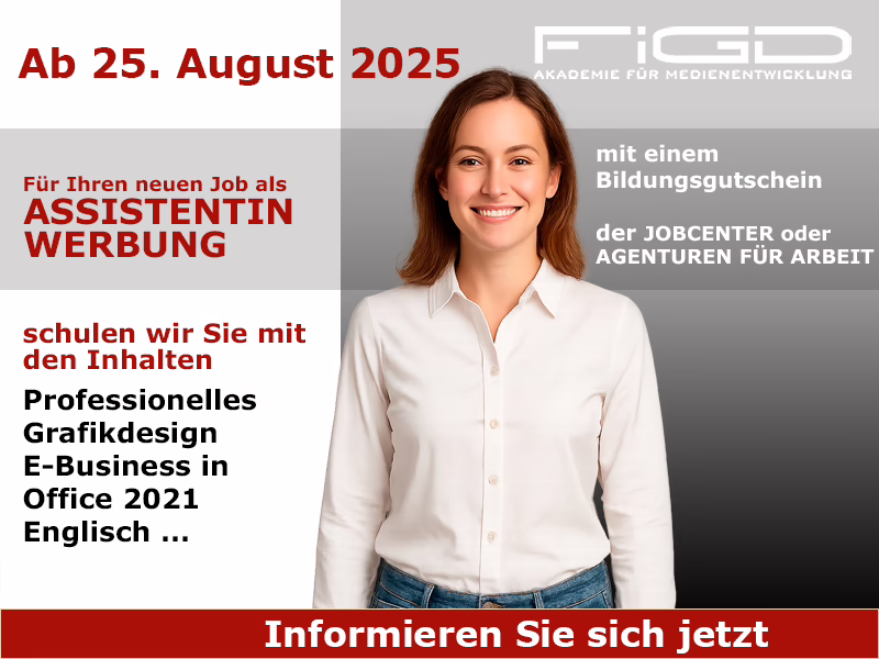Assistenz Werbung – Weiterbildung in Marketing, Social Media und Grafik in Berlin oder online