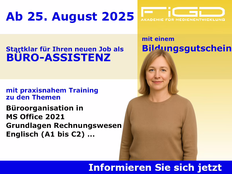 Weiterbildung Büroassistenz – Start 25. August 2025