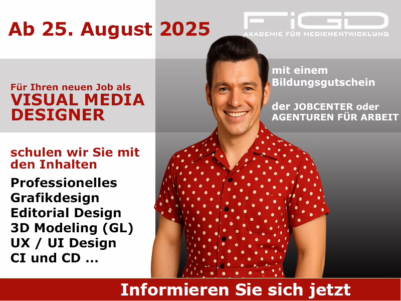 Weiterbildung Visual Media Designer – Start 25. August 2025