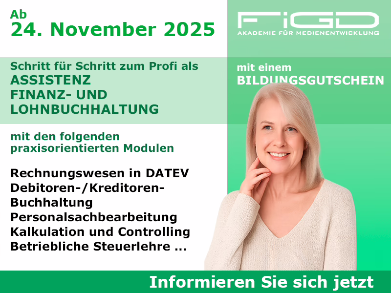 Weiterbildung Finanz- und Lohnbuchhaltung – Start 24. November 2025