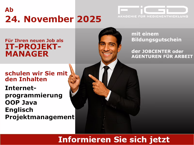 IT-Projektmanager Weiterbildung in Berlin oder online – Bildungsgutschein, Scrum und Webentwicklung