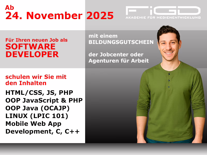 Weiterbildung Software Developer – Start 24. November 2025
