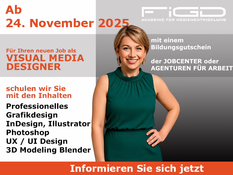 Weiterbildung Visual Media Designer – Start 24. November 2025