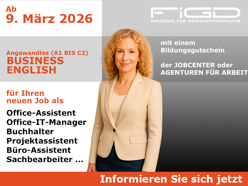 Englisch Weiterbildung für den Beruf – FiGD Akademie Berlin