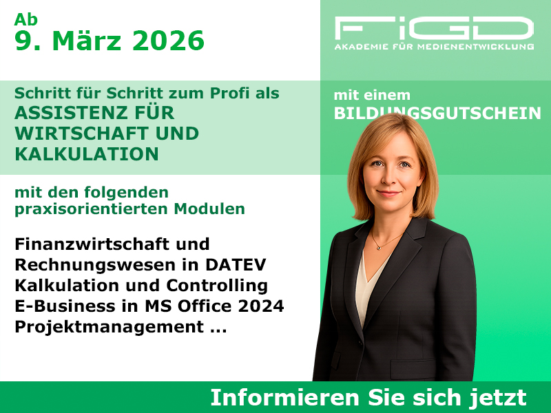 Assistenz Fuer Wirtschaft Und Kalkulation Assistenz Wirtschaft Und Kalkulation Weiterbildung in Berlin – 100 %% förderbar mit Bildungsgutschein bei der FiGD Akademie.