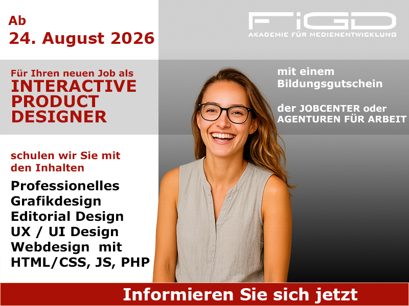 Interactive Product Manager 1 Interactive Product Manager Weiterbildung in Berlin – 100 %% förderbar mit Bildungsgutschein bei der FiGD Akademie.