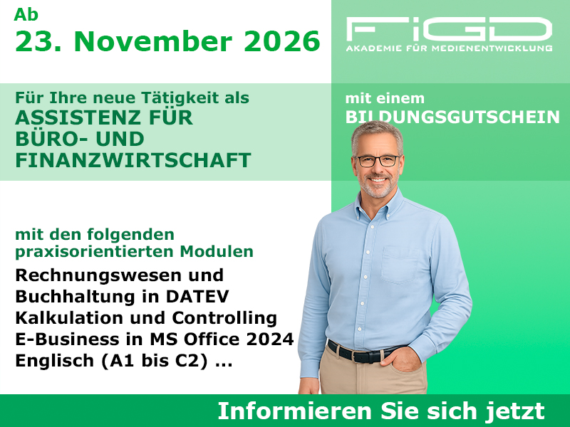 Weiterbildung Buero Finanzwirtschaft.jpg Weiterbildung in Berlin – 100 %% förderbar mit Bildungsgutschein bei der FiGD Akademie.